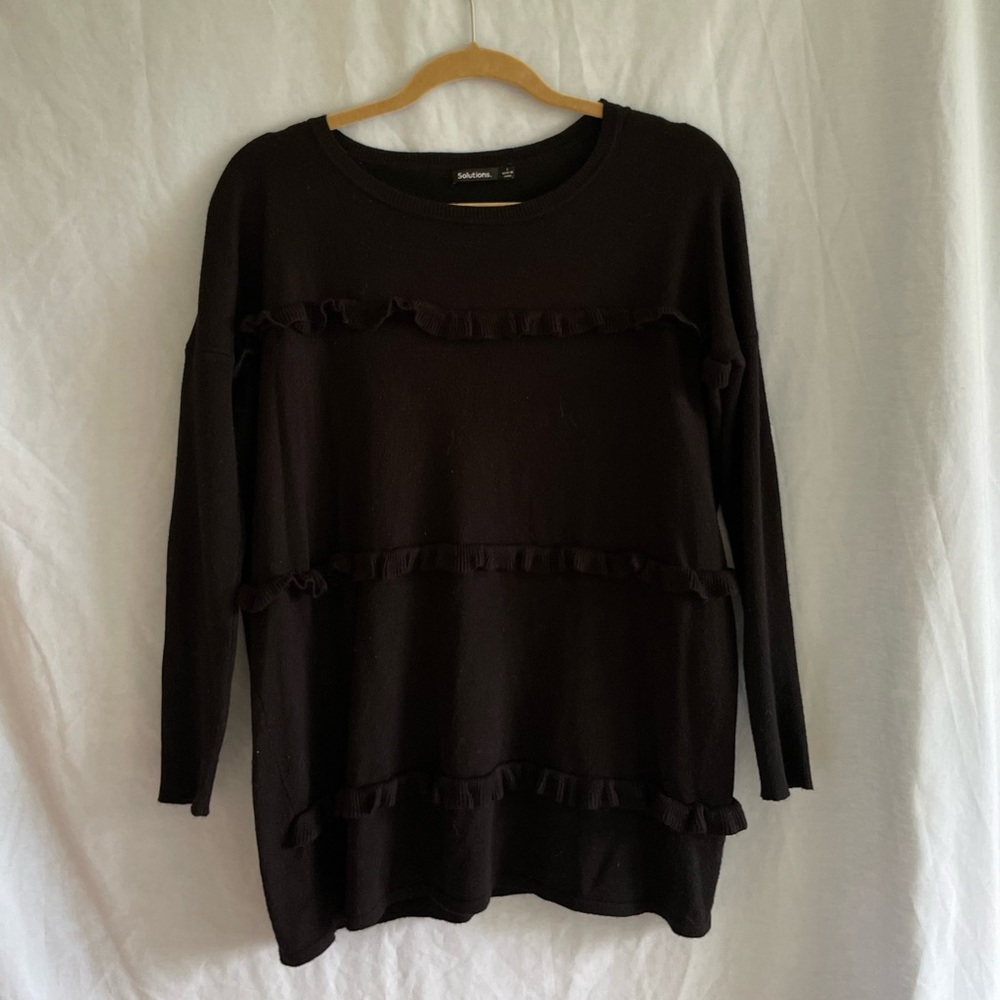Oversized Ruffle Sweater - Picture 2 of 3